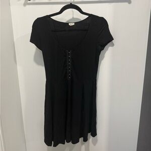 Garage Short Sleeve Button Down Dress